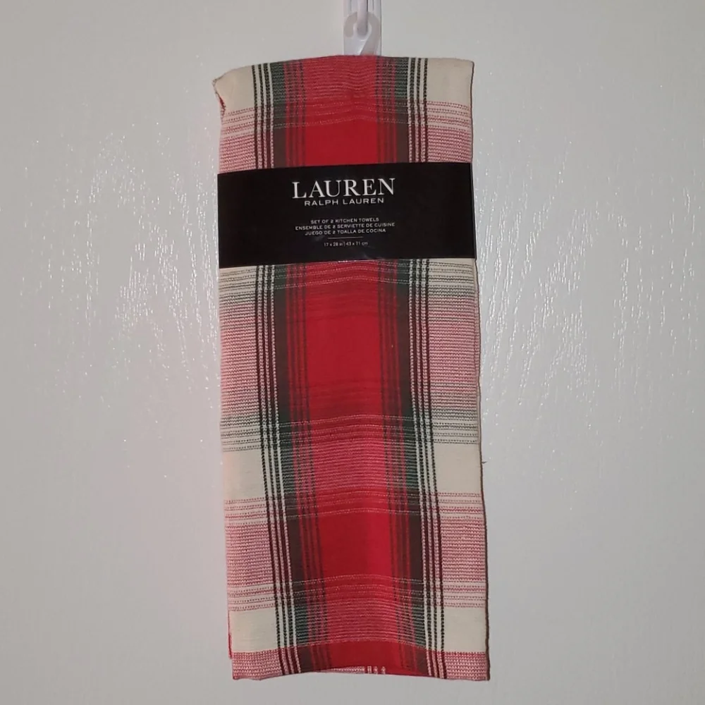 Lauren Ralph Lauren set of 2 kitchen towels